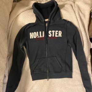 Hollister sip up hoodie
